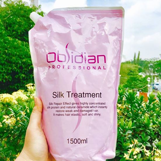 Kem hấp ủ tóc Obsidian siêu mượt Silk Treatment Hàn Quốc chính hãng