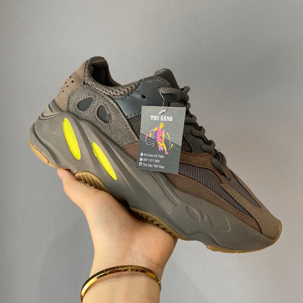 Giày thể thao sneaker yz 700 nâu full box : "