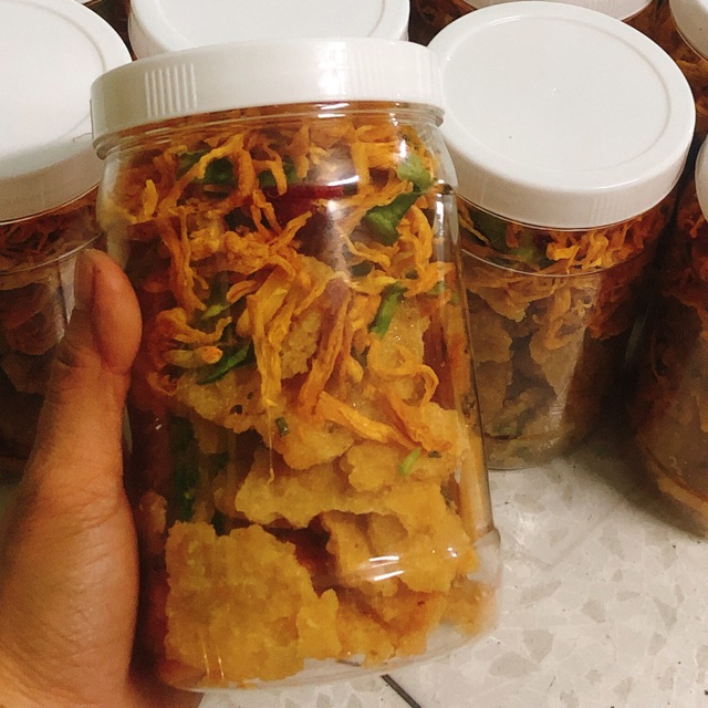 Combo 2 hủ cơm cháy khô gà 300g + 0.5 kg khô gà