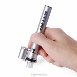 Kính Hiển Vi Mini Bỏ Túi Zoom 100 Lần Có Đèn