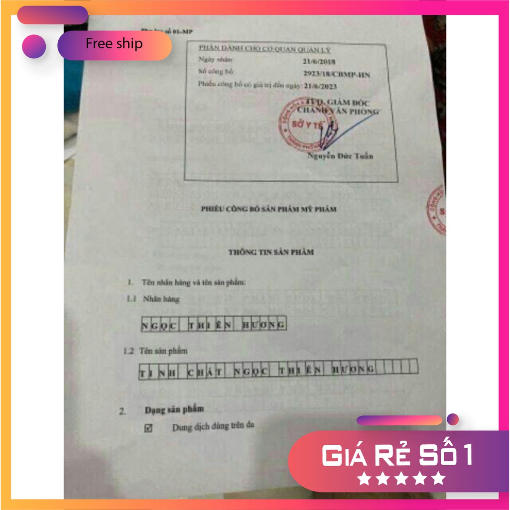 Xóa thâm hiệu quả Tinh chất Ngọc Thiên Hương Hết thâm ngoài mong đợi | BigBuy360 - bigbuy360.vn