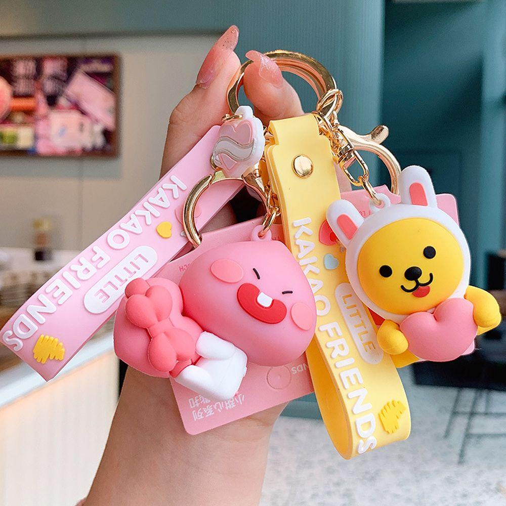 LANFY Móc Khóa Búp Bê Hình Động Vật Dễ Thương