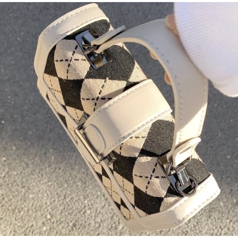 Túi hộp hoạ tiết trám caro | Sugarblingbling