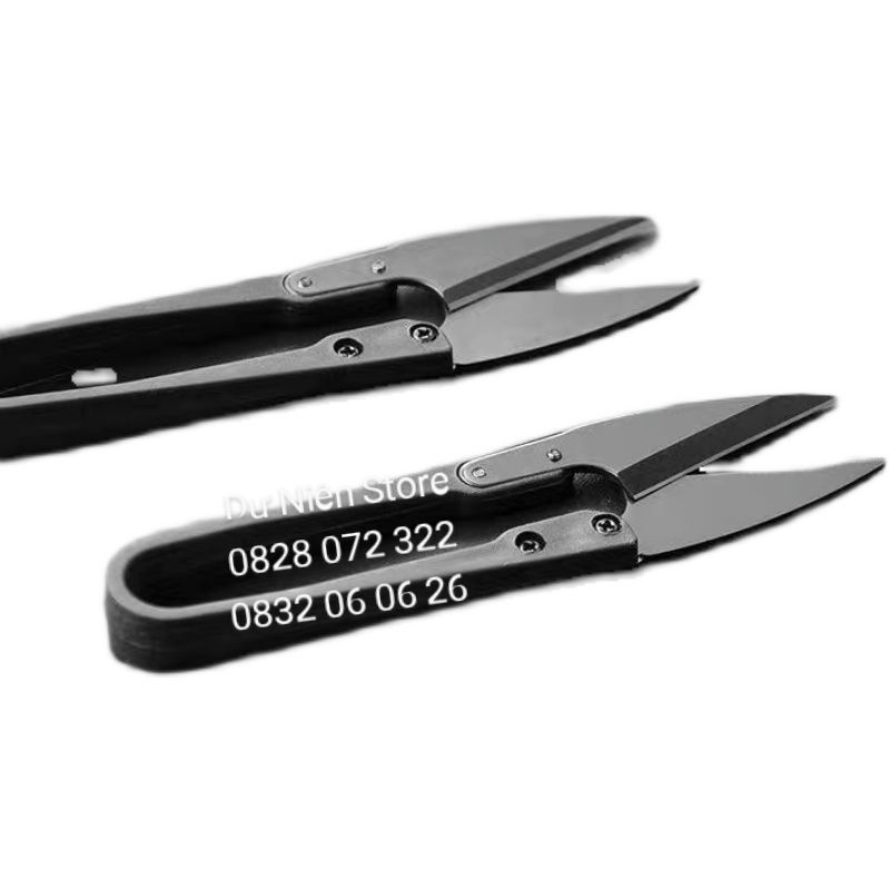 Kéo Bấm Chỉ Lưỡi Đen Cán Nhựa Đen.