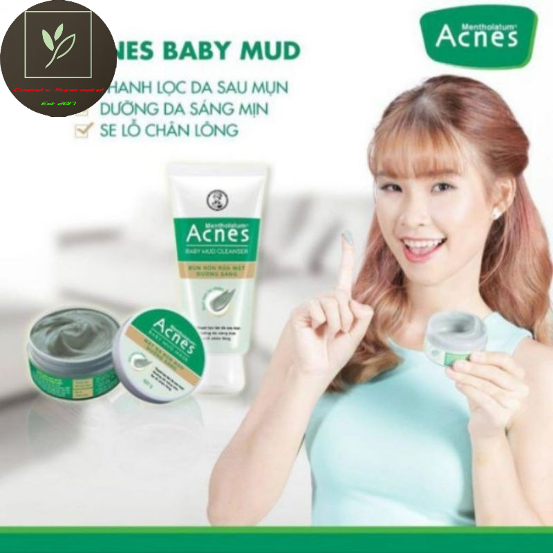 (25g) Sữa rửa mặt Acnes Baby Mud