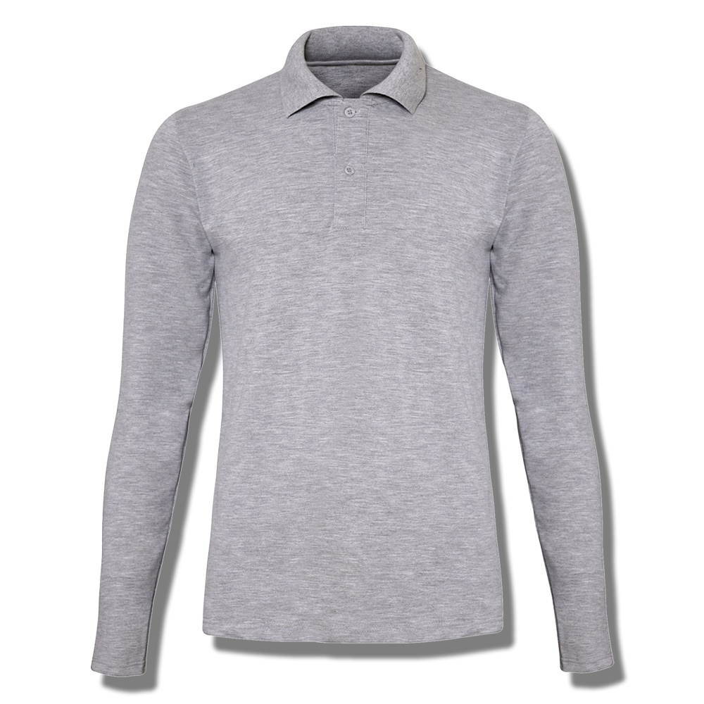 [Mã LTBAUAB19 giảm 7% đơn 99K] Áo polo nam cổ bẻ SPMPG09 tay dài, vải dày dặn, màu trơn, form cơ bản - PigoFashion