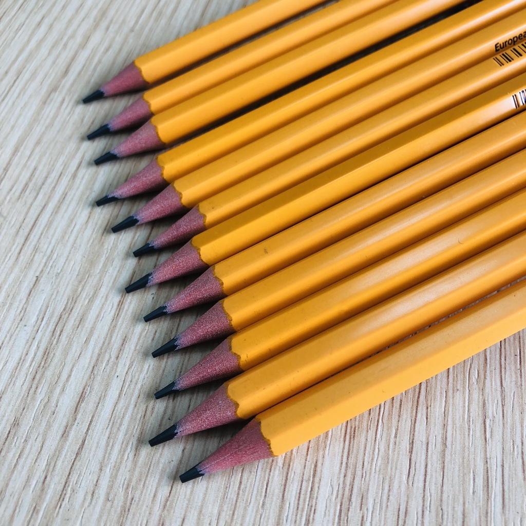 Bút chì gỗ HB ngòi chì sắc nét không chứa chất độc hại dáng bút chì cute