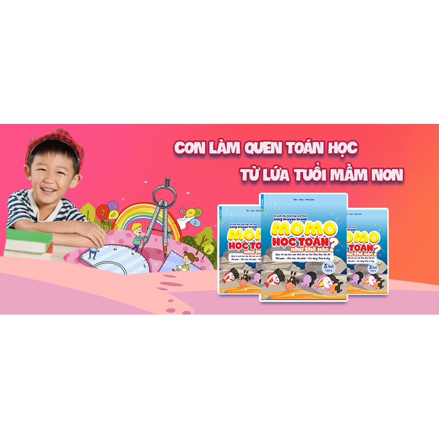 Sách Momo Học Toán Như Thế Nào 5 Tuổi tập 2