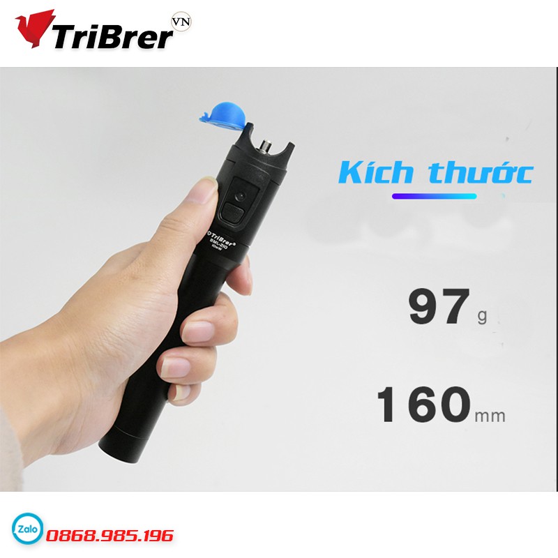 Bút soi laser quang VFL Tribrer 10km  - Pin AA