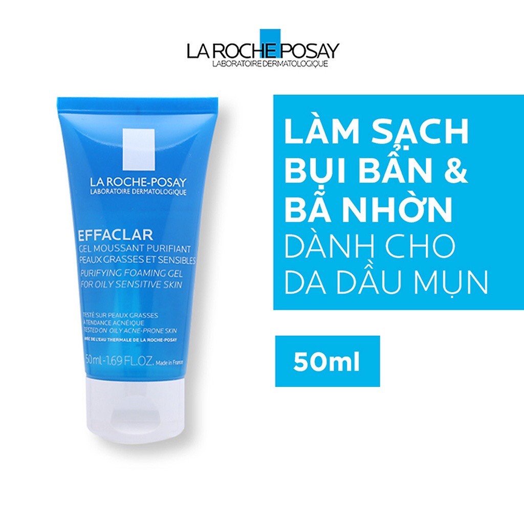 La Roche Posay Gel Rửa Mặt Tạo Bọt Làm Sạch Dành Cho Da Dầu Nhạy Cảm Effaclar Purifying Foaming Gel For Oily Sensitive