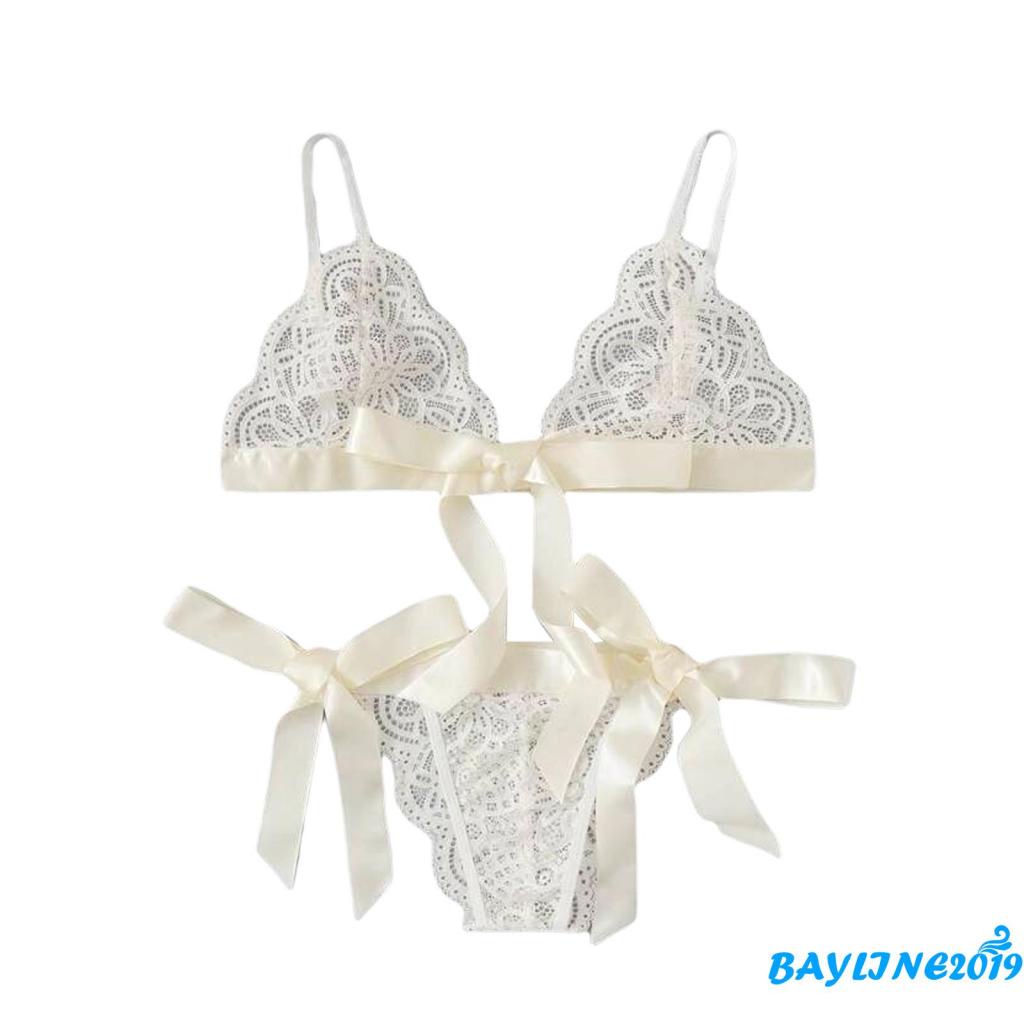 Set Đồ Lót Ren Hai Mảnh Quyến Rũ Cho Nữ