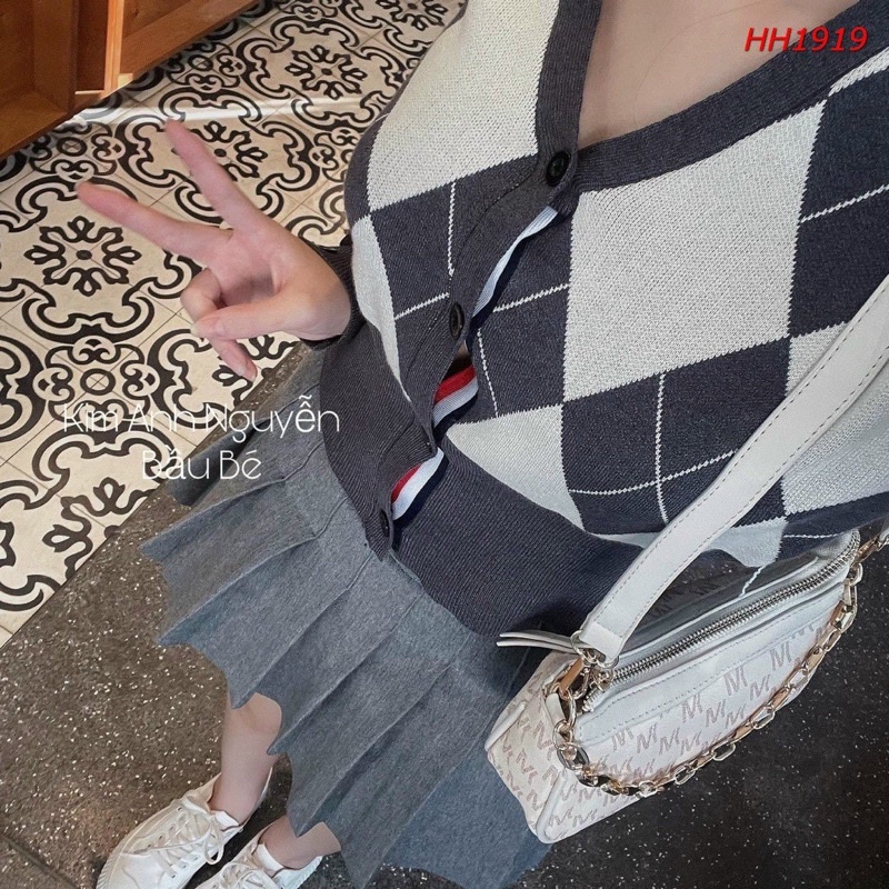 Set áo Len & 1 chân váy  siu xinhh