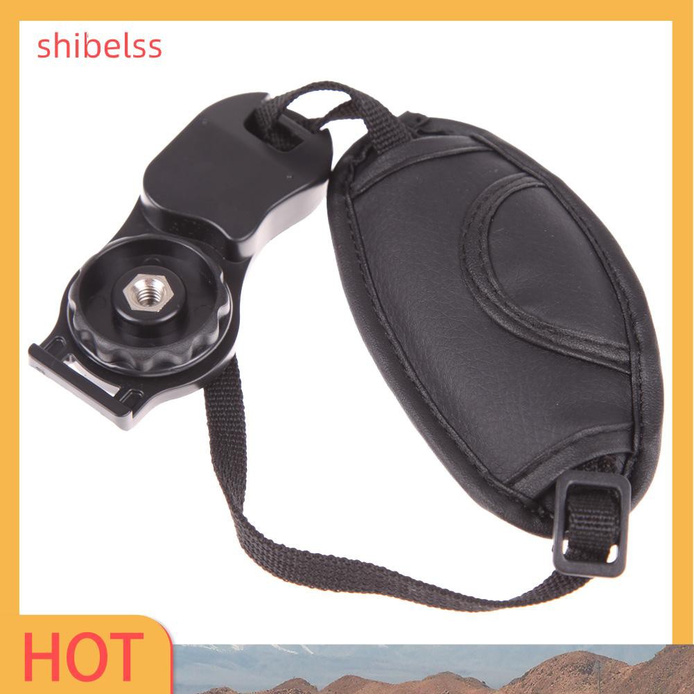 （ʚshibelss）PU Wrist Strap Camera Hand Grip for Canon EOS Nikon Sony Olympus SLR DSLR