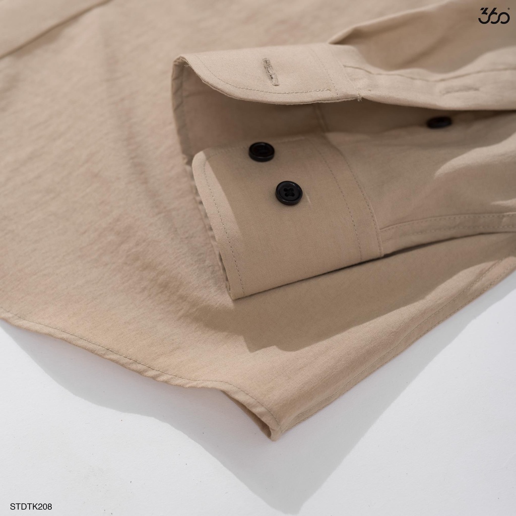 Áo sơ mi nam local brand 360 BOUTIQUE cổ tàu - STDTK208 | BigBuy360 - bigbuy360.vn