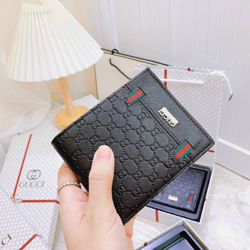 Set ví nịt nam thương hiệu full hộp và túi giấy hàng xuất chuẩn, làm quà tặng sinh nhật siêu sang