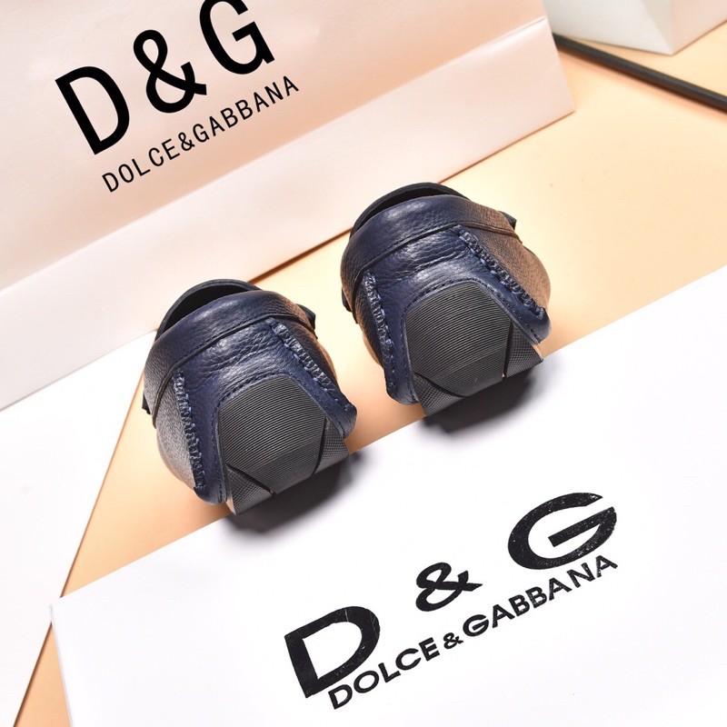 Giày lười cho nam thương hiệu Dolce & Gabbana D&G da thật cao cấp mẫu mới