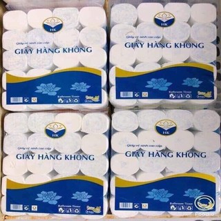 Giấy vệ sinh không lõi siêu dai lốc 20 cuộn - giấy hàng không - giấy vệ sinh cao cấp