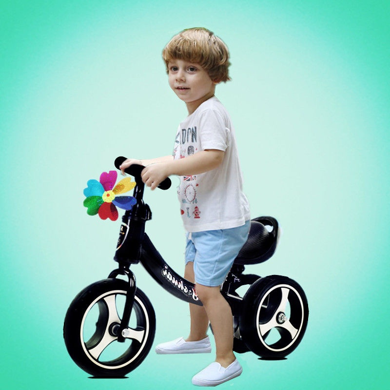▥✽Xe đạp trẻ em dành cho trẻ sơ sinh Xe đạp yo-yo 3 bánh 4 bánh nam và nữ Xe đạp thăng bằng cho bé 1-3 tuổi Xe trẻ em kh