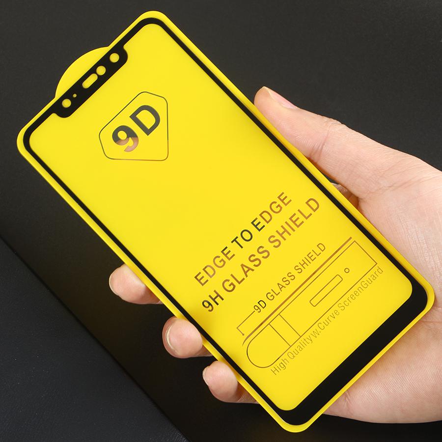 Kính Cường lực Redmi 6 Pro Note 6 Pro Full màn Trong Suốt 21H 9D Cảm Ứng Mượt Mà Tặng Kèm Khăn Lau