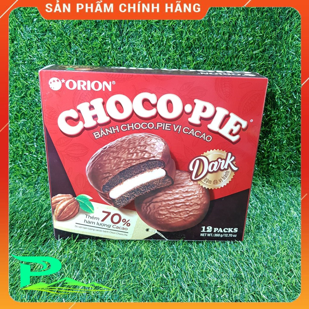 Bánh Chocopie Dark Orion - vị Cacao hộp 360g