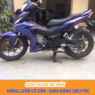 Combo sơn samurai tím titan 3D T901