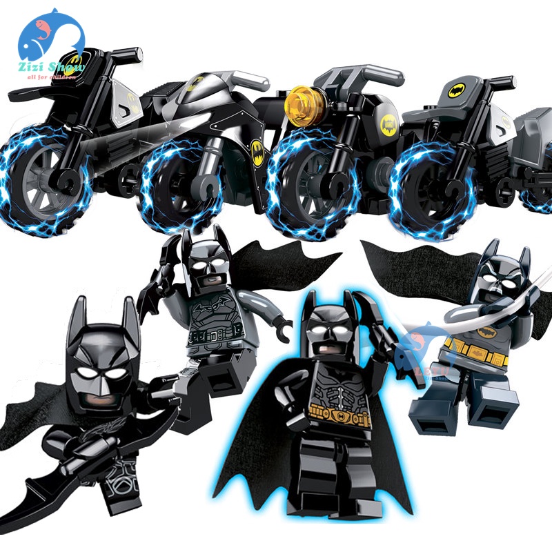 Bộ đồ chơi lắp ráp mô hình xe Batman 4 mẫu 76023 76139