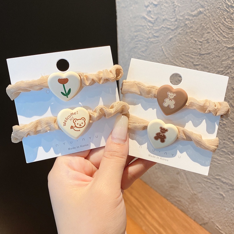 Dây buộc tóc hình gấu phong cách Hàn Quốc thời trang cho nữ