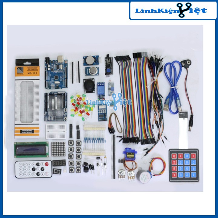 Combo Bộ Kít Arduino Uno R3 Full V3 -2020 (BH 06 Tháng)