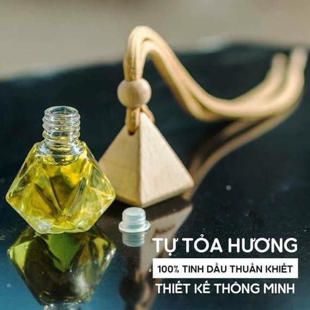 1 lọ tinh dầu treo xe hương bạc hà 10 ml