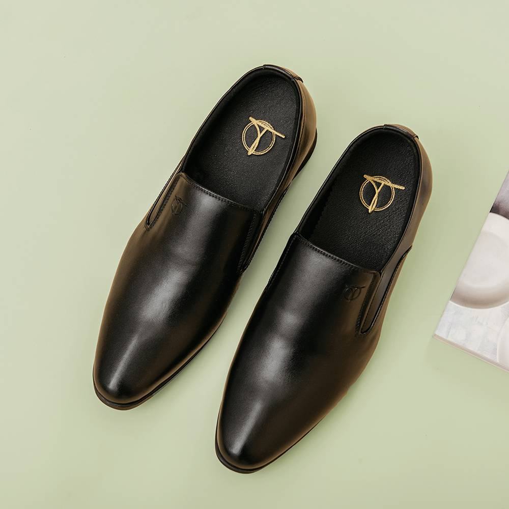 Giày lười nam da bò THẬT đế CAO SU chắc chắn thương hiệu Tâm Anh mã GNTA5501-D