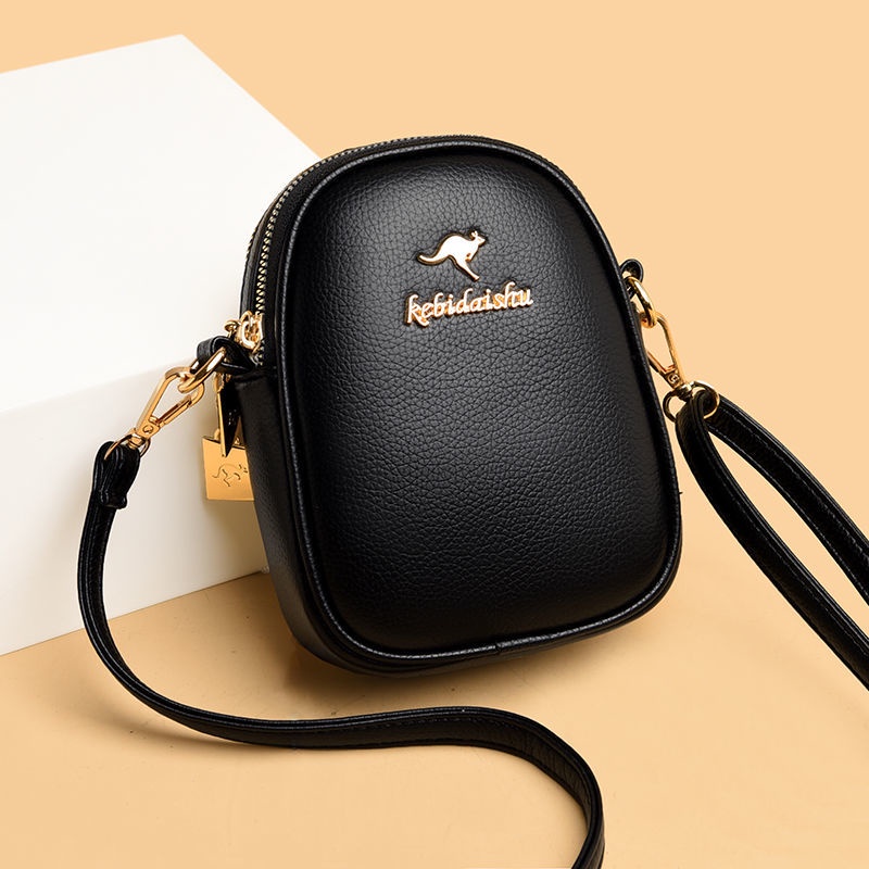 Túi Đeo Chéo Da Bò Mini Thời Trang Cho Nữ Dễ Phối Đồ