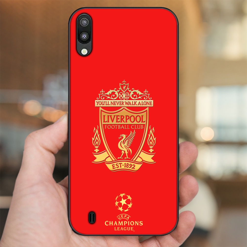 Ốp lưng Samsung M10 viền đen in hình Liverpool FC