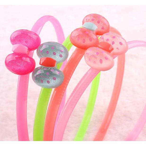 【Có bỏ sỉ 】Cài tóc trẻ em màu trong -3cái