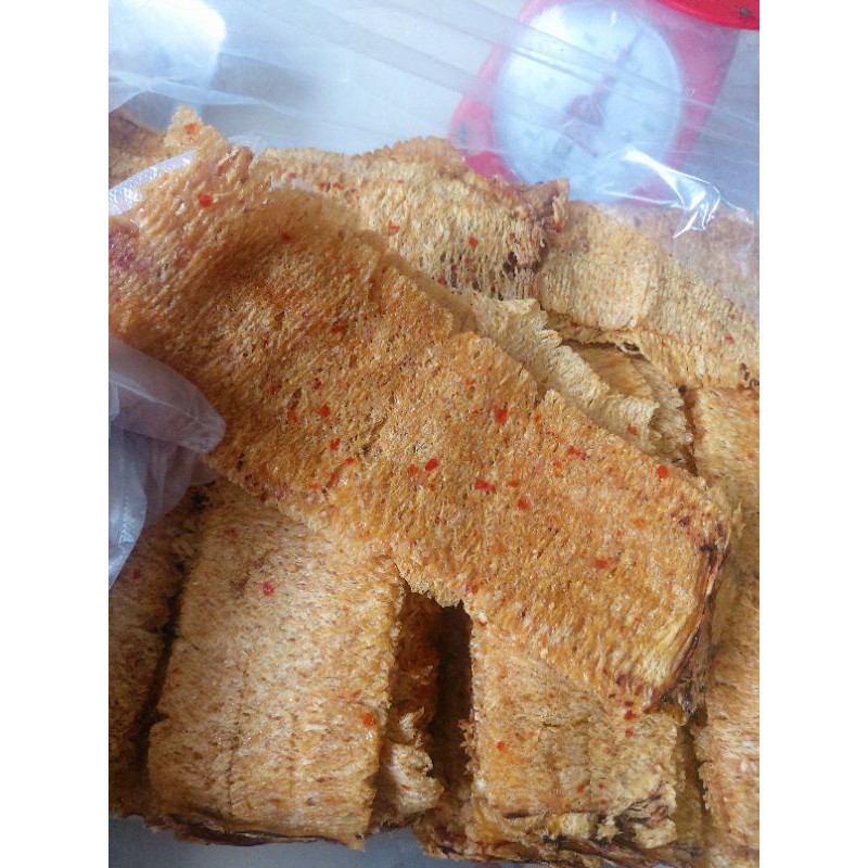 Khô mực cán tẩm gia vị nguyên con miếng lớn - Hộp 200gram/ Hải sản sấy khô