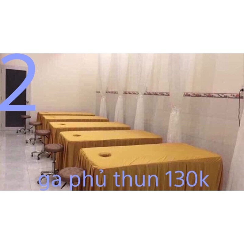 Ga thun phủ spa, y tế, nối mi, thẩm mỹ viện- chất liệu thun lạnh | BigBuy360 - bigbuy360.vn