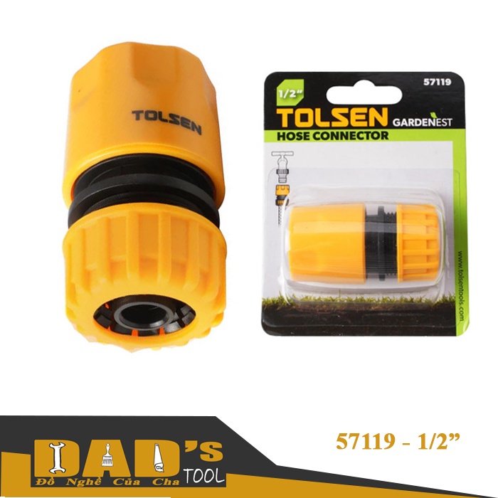 KHỚP NỐI ỐNG NƯỚC MỀM 1/2 inch - TOLSEN 57117/19
