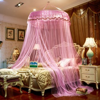 Mùng Lưới Tròn Chống Muỗi Treo Trần Nhà Kiểu Công Chúa