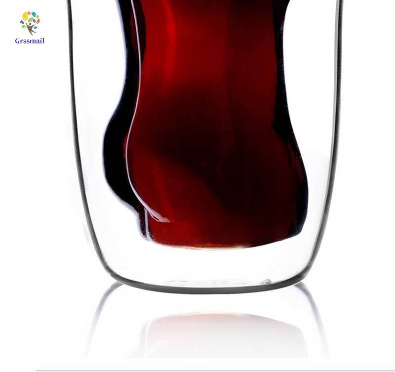 Fashion 140-160ml Double Glass Cups Crystal Men Women Body Shape Couple Mug Vodka Shot Wine Glassware Lovers Gift