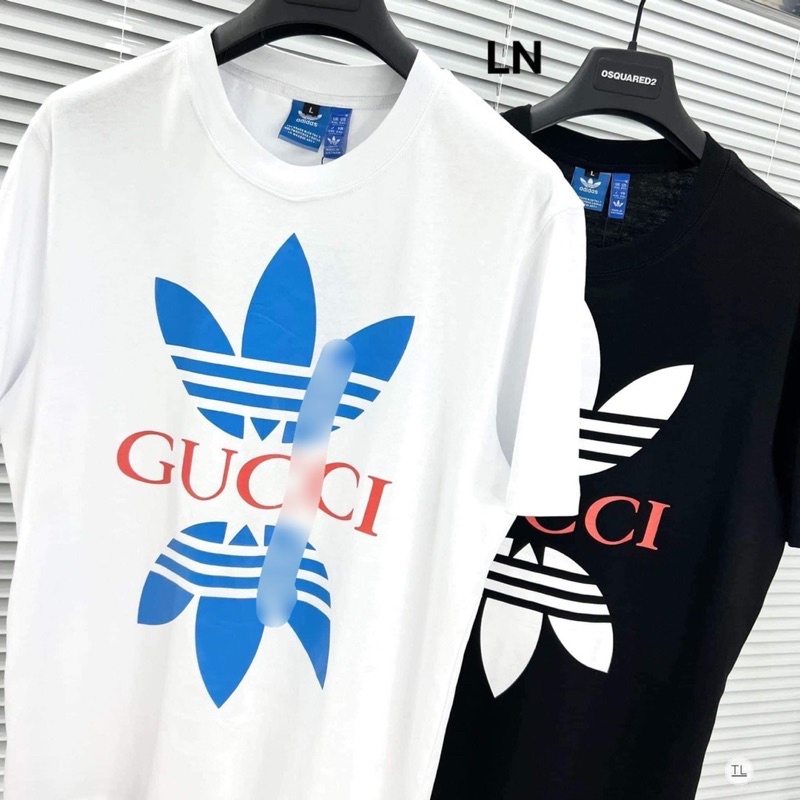 Áo phông 2 hoa to GUCC DA6