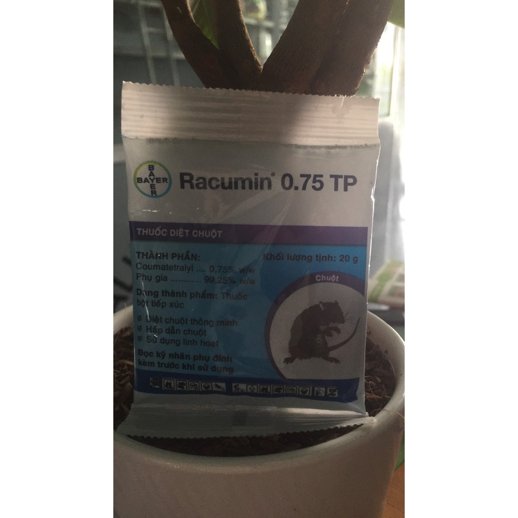 THUỐC DIỆT CHUỘT RACUMIN TP 0.75