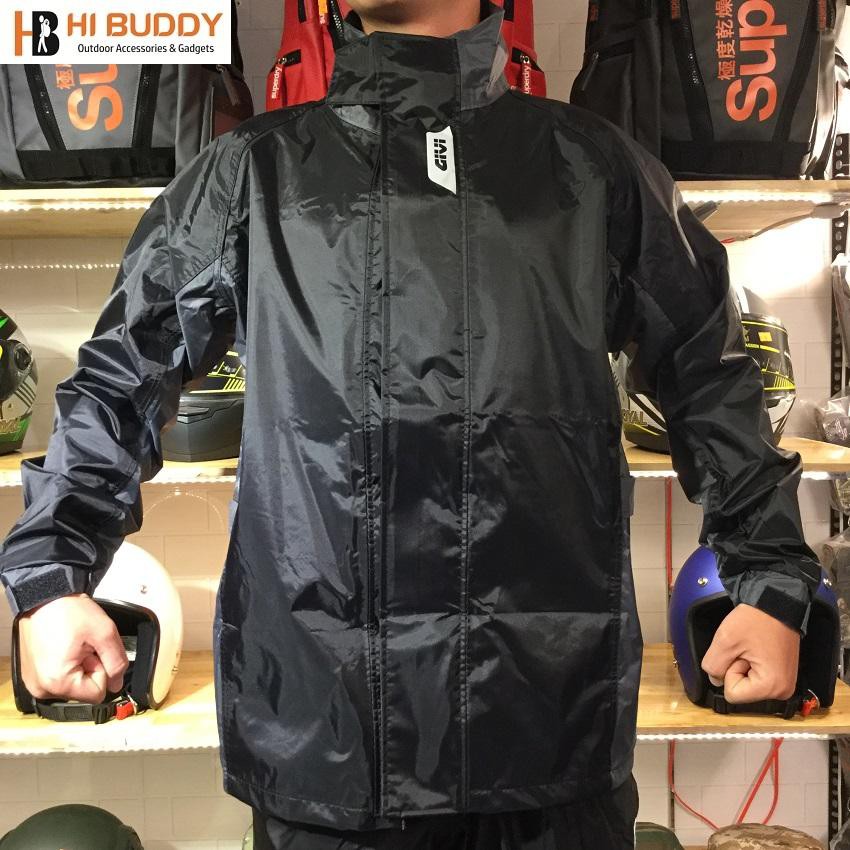 ❌100% CHỐNG THẤM ❌ Áo Mưa Bộ GIVI Rider Tech Rain Suit Black Grey RRS07 Hàng Chính Hãng