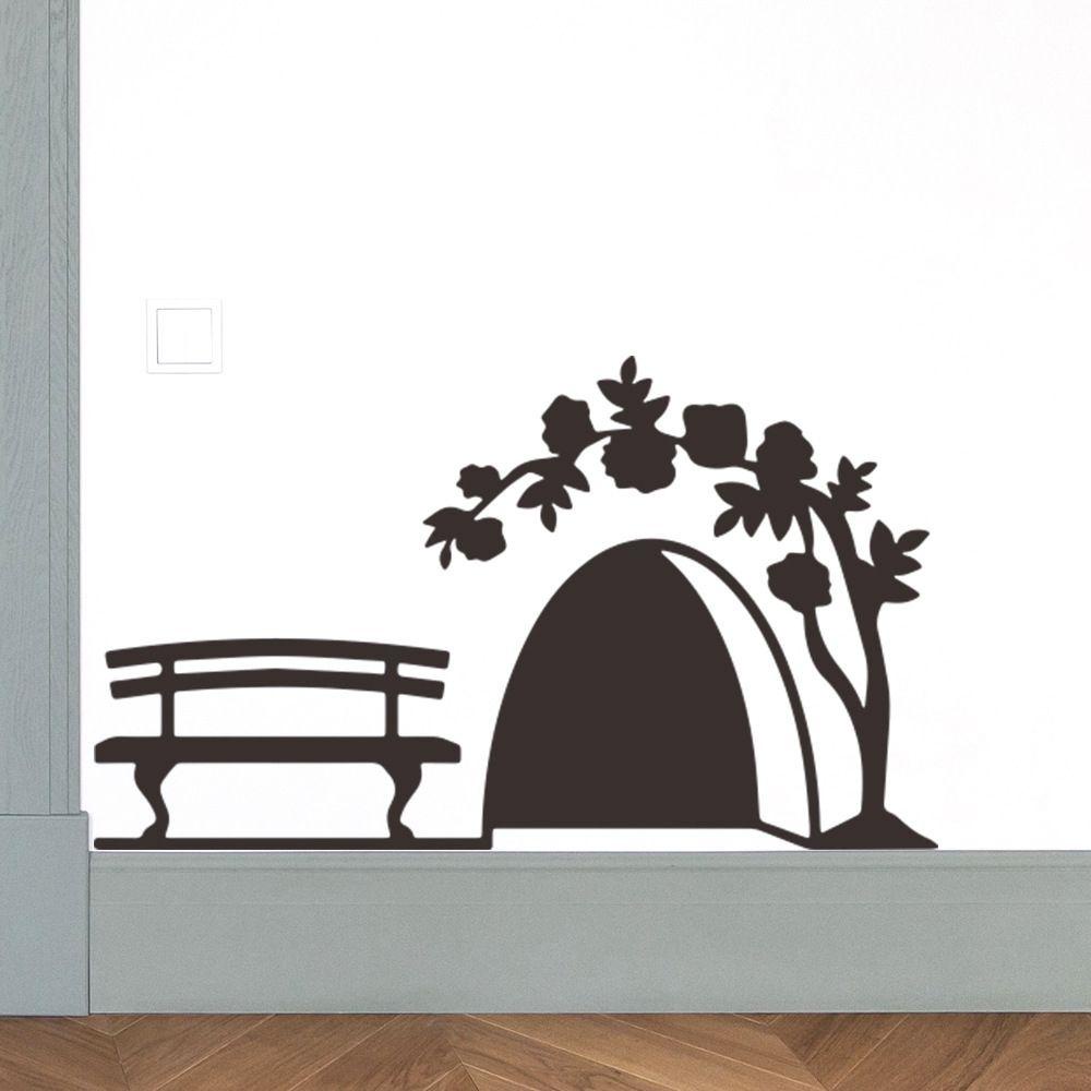 IVORY Sticker Dán Tường Họa Tiết Lỗ Chuột Vui Nhộn Để Trang Trí Nhà