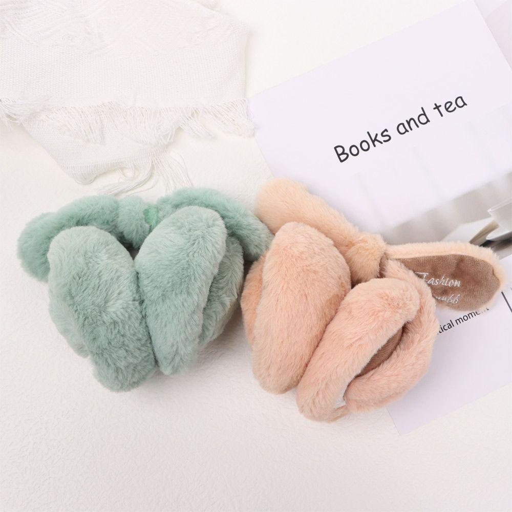Chụp Tai Giữ Ấm Chống Gió Chất Liệu Lông Nhung Thời Trang Thu Đông