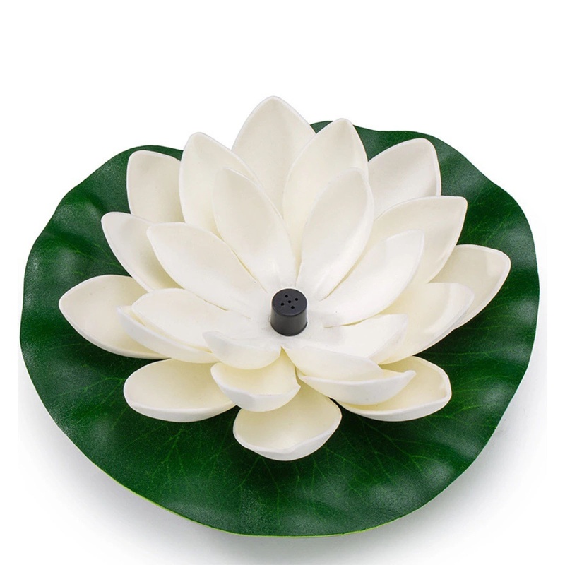 Đài Phun Nước Năng Lượng Mặt Trời Hình Hoa Sen Nổi Trang Trí Bể Cá / Sân Vườn
