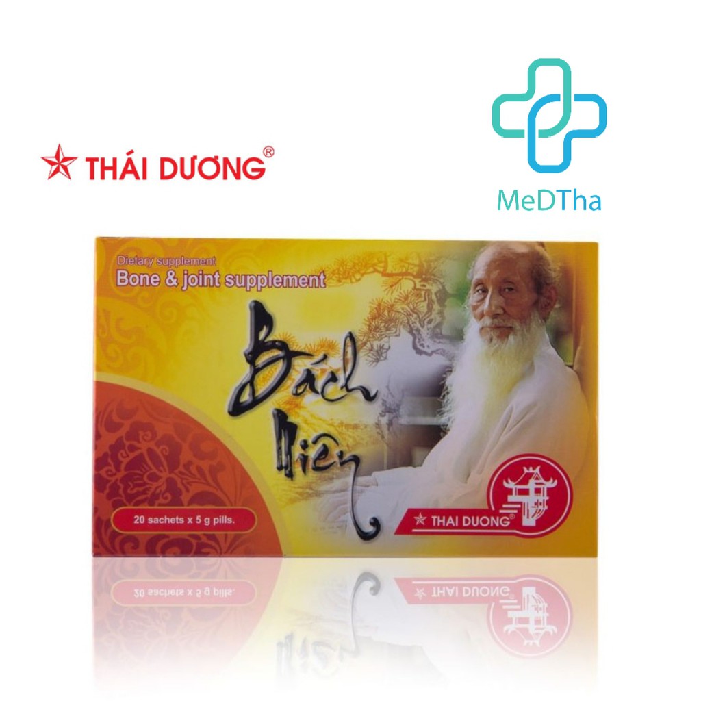 Viên Xương Khớp Bách Niên - Hỗ trợ xương khớp, bổ thận tráng dương, mạnh gân cốt (20 gói viên hoàn) [Chính hãng]