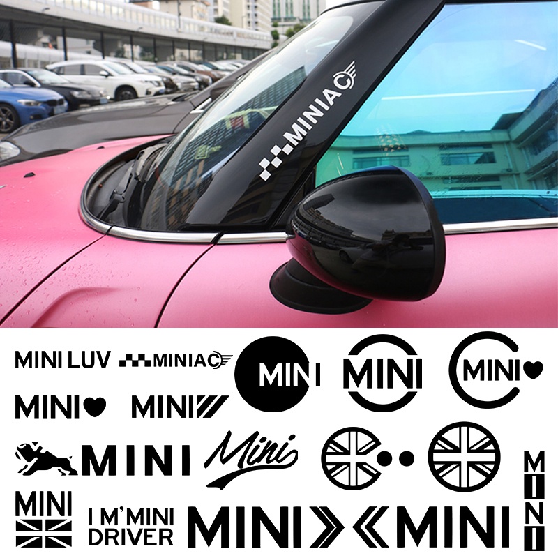 Sticker Dán Trang Trí Cửa Sổ Xe Hơi Mini Cooper S One JCW F54 F55 F56 R55 R56 R60 R61
