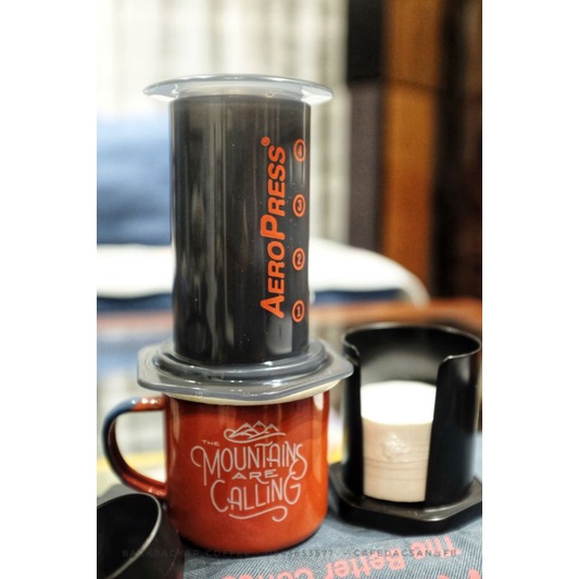 Bộ dụng cụ pha cà phê Aeropress  kèm túi đựng