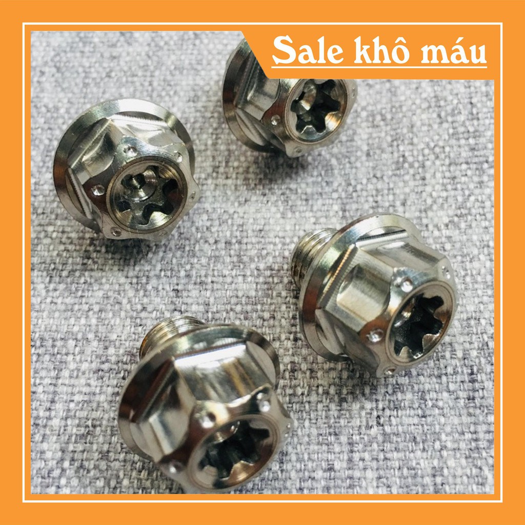 [SALE SỐC] ỐC CHÂN KÍNH INOX SALAYA ĐẦU LỤC GIÁC SIÊU SÁNG BÓNG ( CHÂN 10LY)