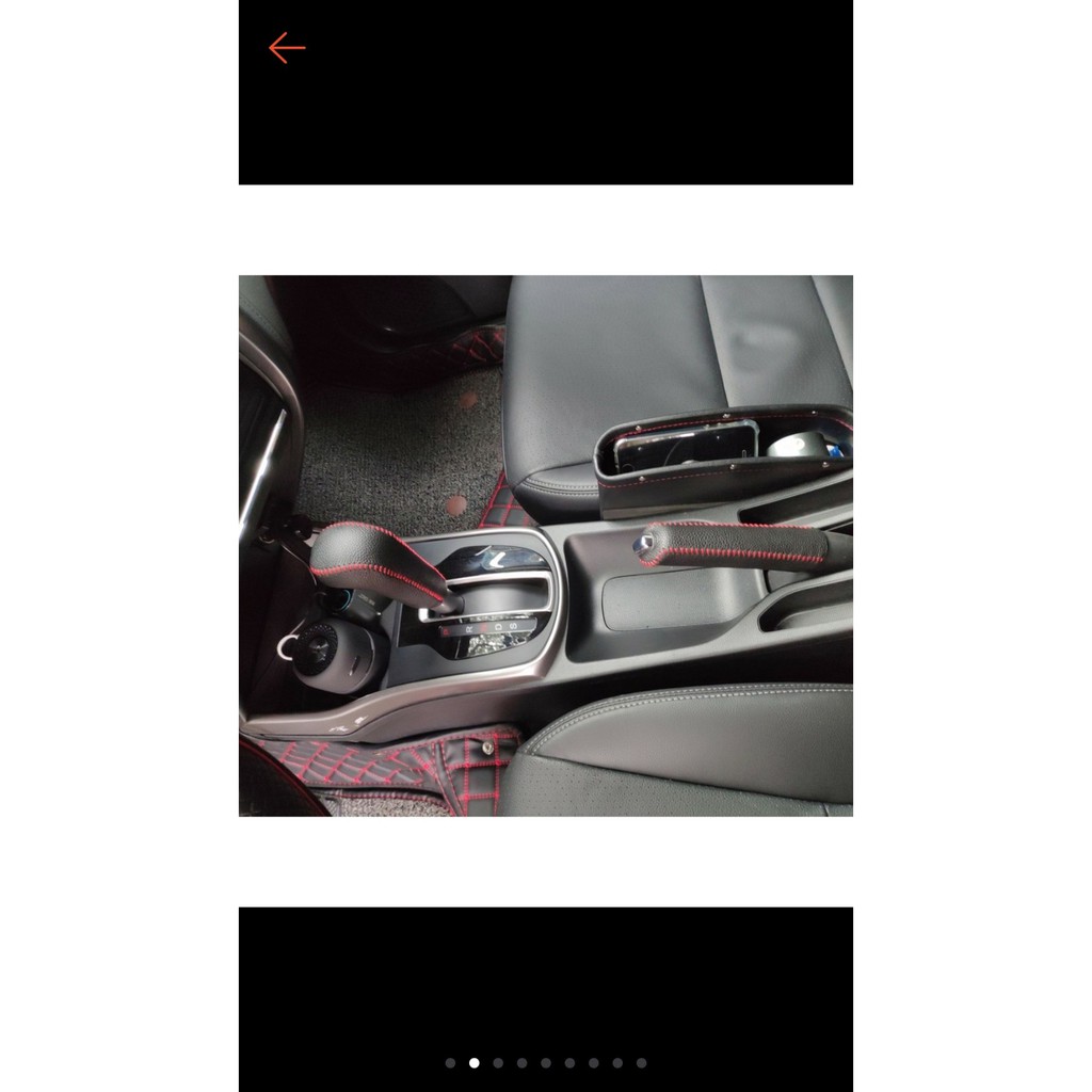 Bọc cần số các đời xe Honda Brio da bò thật