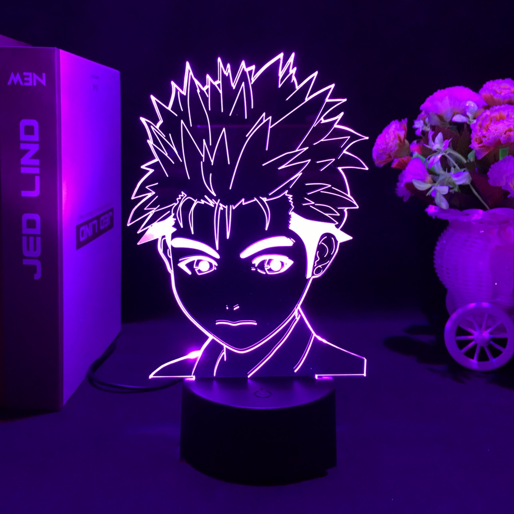 Đèn Ngủ 3D Bằng Acrylic Phát Quang Hình Ajin Kaito Độc Đáo Trang Trí Nhà Cửa